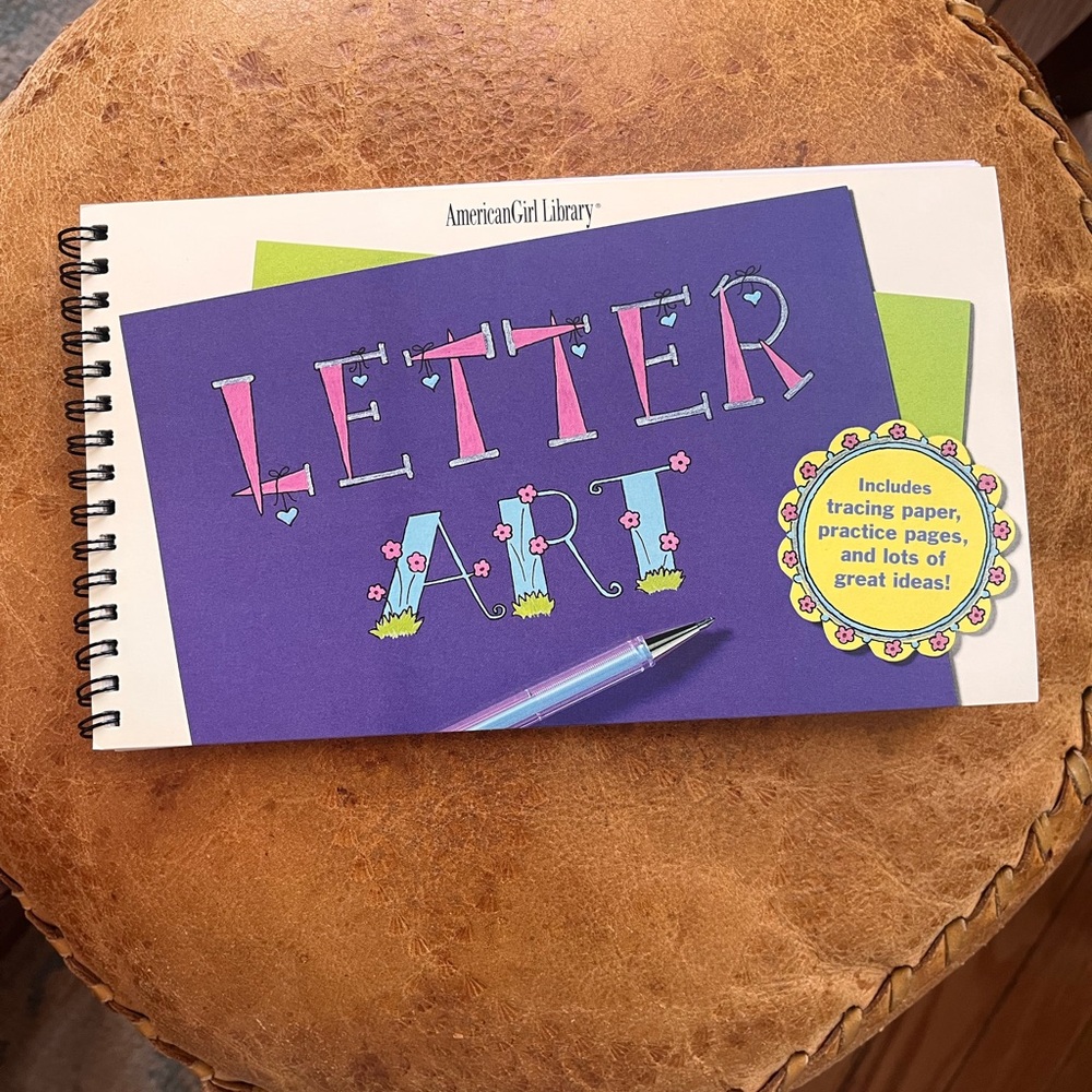 Vintage American Girl Letter Art Tutorial Book